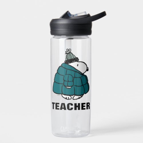 Peanuts  Warm  Cozy Teacher Water Bottle