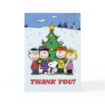 Peanuts | Winter Birthday Thank You Card