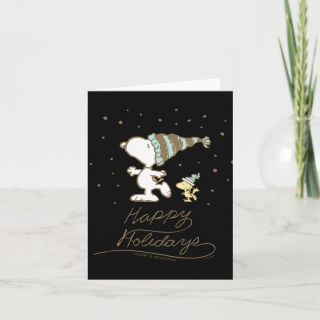 Peanuts Winter Skating  Card (Front)