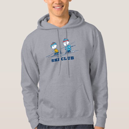 Peanuts  Winter Skiing the Slopes Hoodie