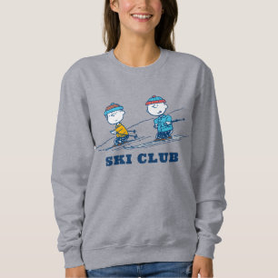 Peanuts   Winter Skiing the Slopes Sweatshirt