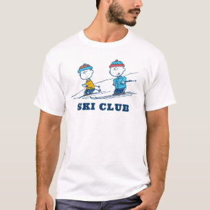 Peanuts   Winter Skiing the Slopes T-Shirt