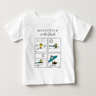 Peanuts   Woodstock at the Beach Baby T-Shirt