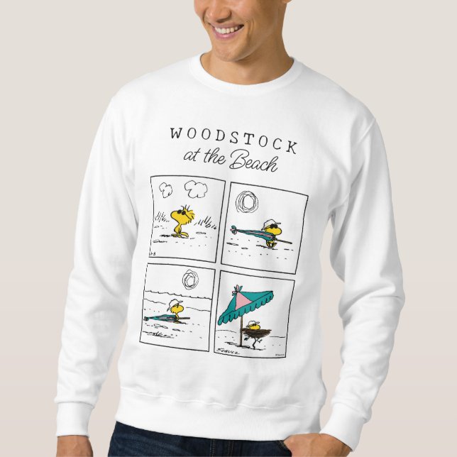 Peanuts | Woodstock at the Beach Sweatshirt (Front)