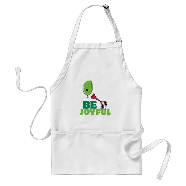 Peanuts | Woodstock Be Joyful Adult Apron (Front)