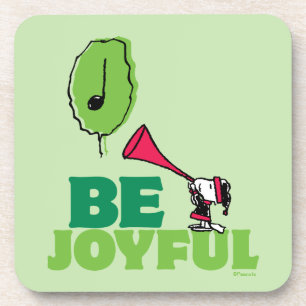 Peanuts Woodstock Be Joyful Beverage Coaster