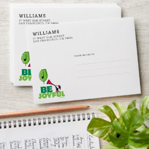 Peanuts Woodstock Be Joyful Envelope