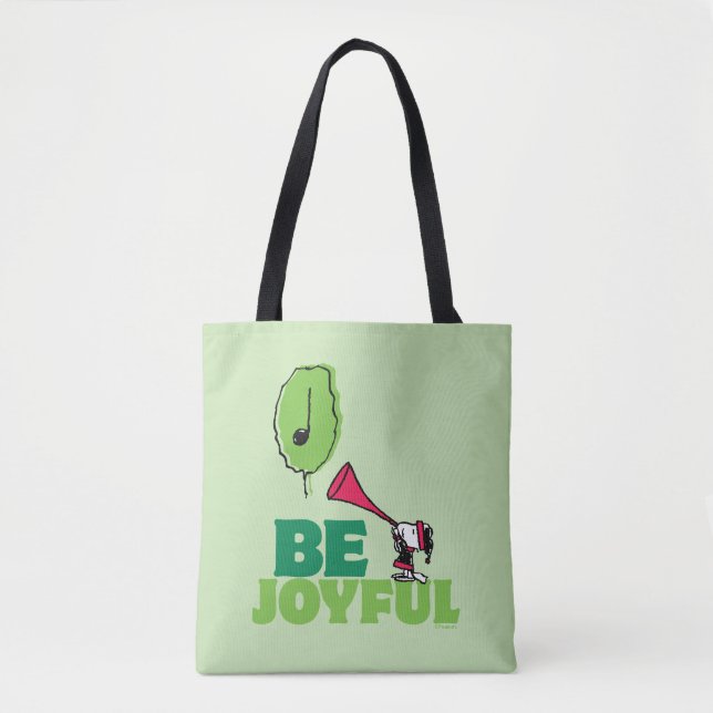 Peanuts | Woodstock Be Joyful Tote Bag (Front)