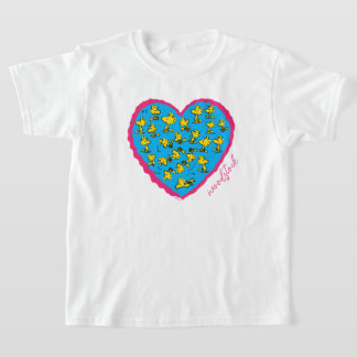 Peanuts | Woodstock Blue Heart T-Shirt