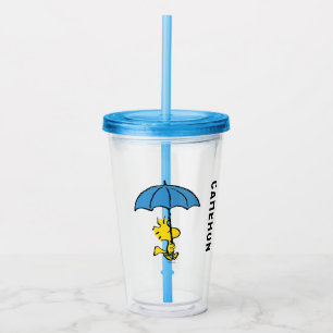 Peanuts   Woodstock Blue Umbrella Acrylic Tumbler
