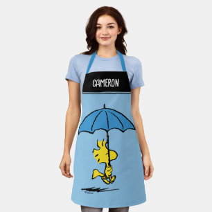 Peanuts Woodstock Blue Umbrella Apron