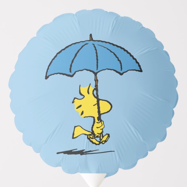 Peanuts | Woodstock Blue Umbrella Balloon (Front)