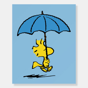 Peanuts Woodstock Blue Umbrella Foam Board