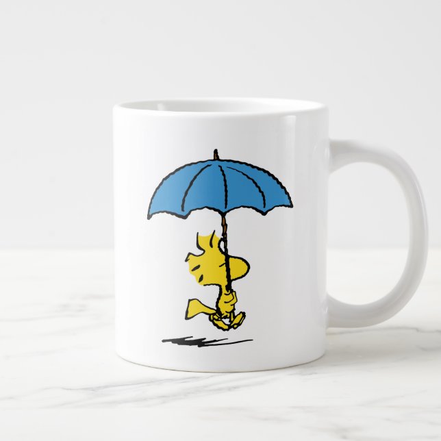 Peanuts | Woodstock Blue Umbrella Giant Coffee Mug (Right)