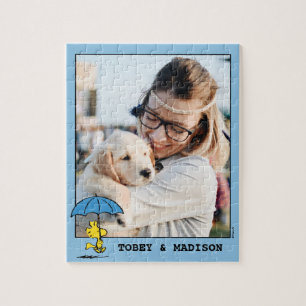 Peanuts   Woodstock Blue Umbrella Jigsaw Puzzle
