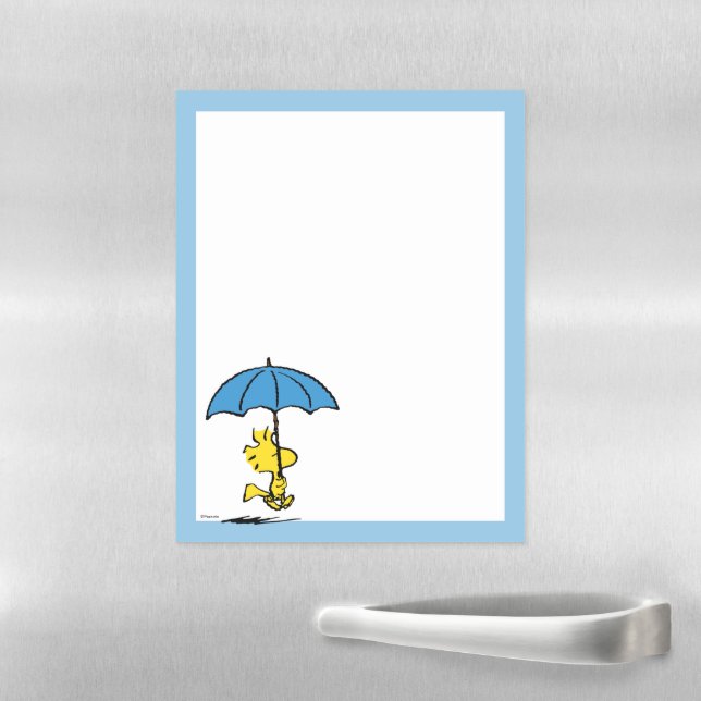 Peanuts | Woodstock Blue Umbrella Magnetic Dry Erase Sheet (In Situ)