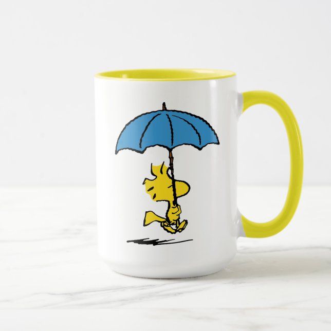 Peanuts | Woodstock Blue Umbrella Mug (Right)