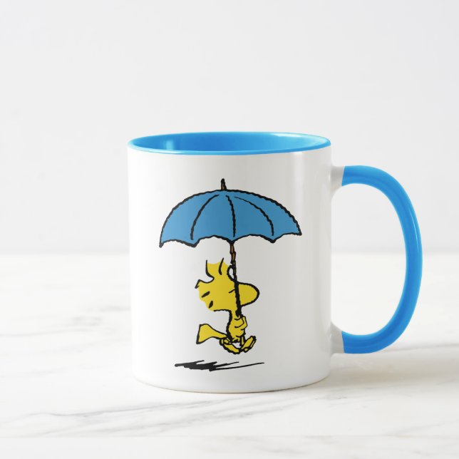 Peanuts | Woodstock Blue Umbrella Mug (Right)