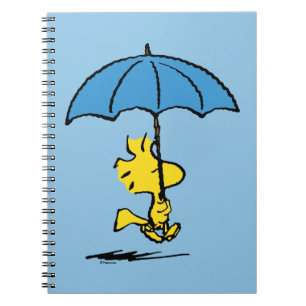 Peanuts Woodstock Blue Umbrella Notebook
