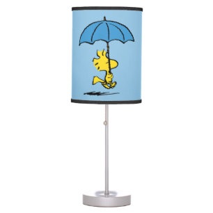 Peanuts Woodstock Blue Umbrella Table Lamp