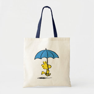 Peanuts Woodstock Blue Umbrella Tote Bag