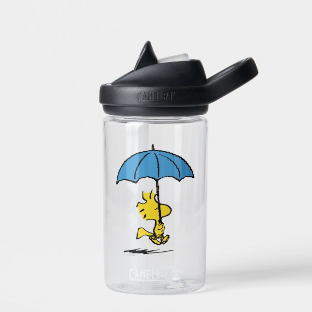 Peanuts | Woodstock Blue Umbrella Water Bottle (Left)