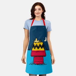 Peanuts   Woodstock Camping Half & Half Apron