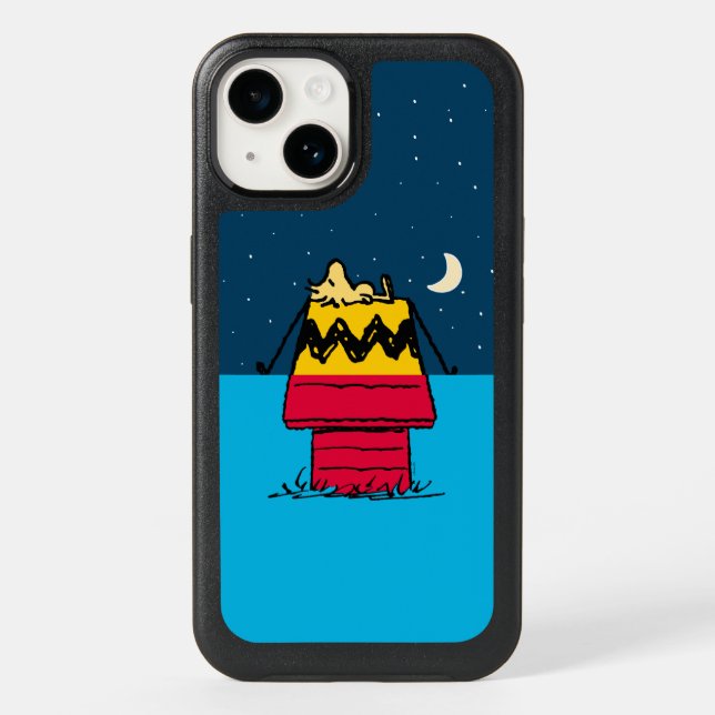 Peanuts | Woodstock Camping Half & Half Otterbox iPhone Case (Back)