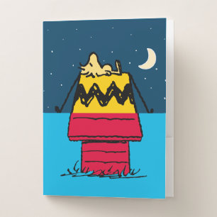 Peanuts   Woodstock Camping Half & Half Pocket Folder
