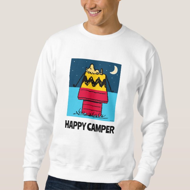 Peanuts | Woodstock Camping Half & Half Sweatshirt (Front)
