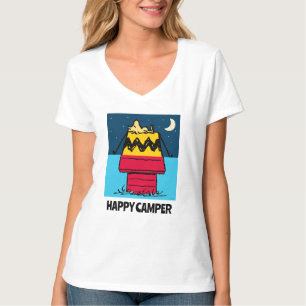 Peanuts Woodstock Camping Half & Half T-Shirt