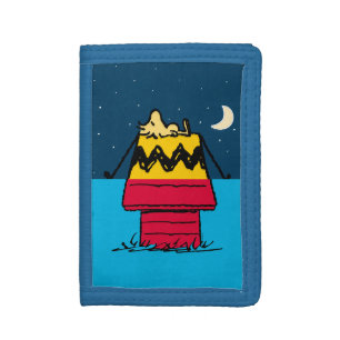 Peanuts   Woodstock Camping Half & Half Trifold Wallet