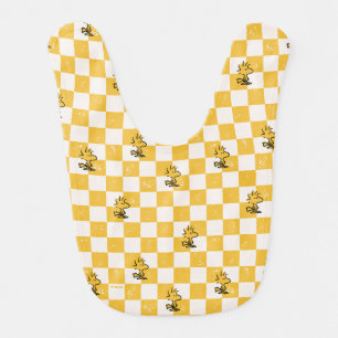 Peanuts   Woodstock Checkered Flag Baby Bib