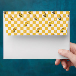 Peanuts Woodstock Checkered Flag Envelope