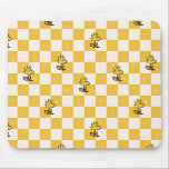 Peanuts | Woodstock Checkered Flag Mouse Pad<br><div class="desc">Check out this fun Peanuts design featuring Woodstock.</div>