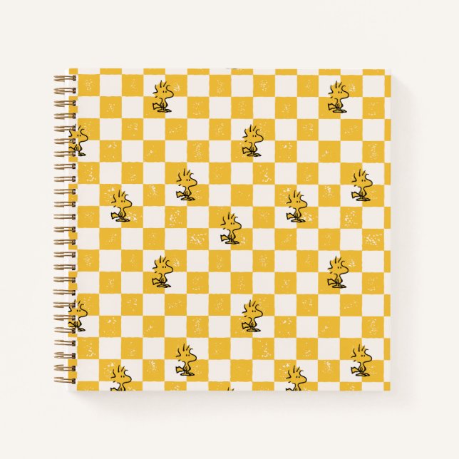 Peanuts | Woodstock Checkered Flag Notebook (Front)