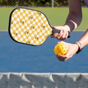 Peanuts Woodstock Checkered Flag Pickleball Paddle
