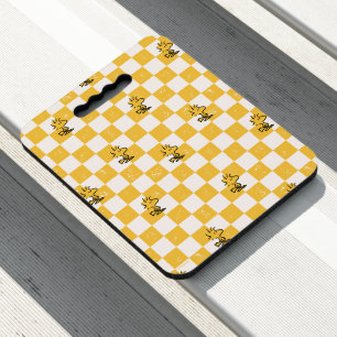 Peanuts Woodstock Checkered Flag Seat Cushion