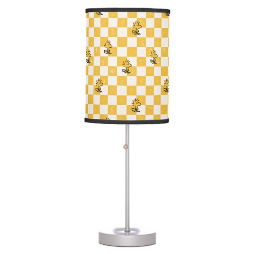 Peanuts  Woodstock Checkered Flag Table Lamp