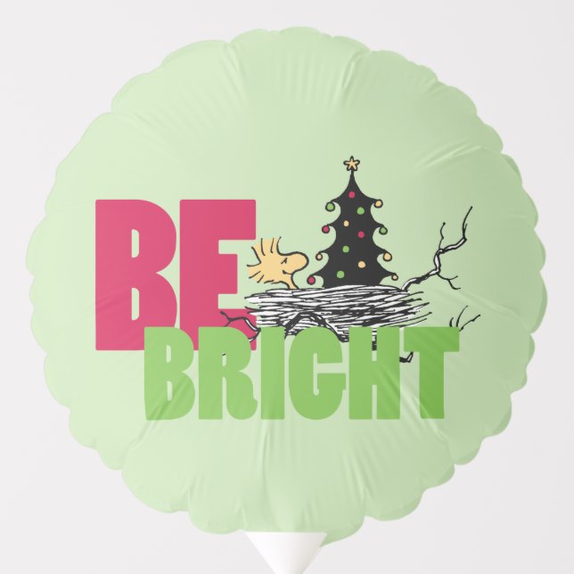 Peanuts | Woodstock Christmas Be Bright Balloon (Front)