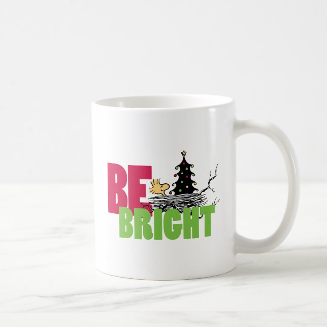 Peanuts | Woodstock Christmas Be Bright Coffee Mug (Right)