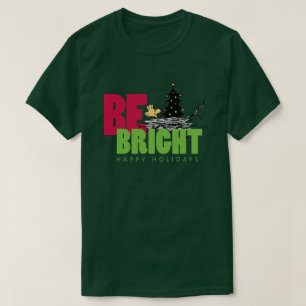 Peanuts   Woodstock Christmas Be Bright T-Shirt