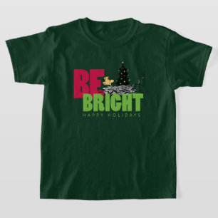Peanuts Woodstock Christmas Be Bright T-Shirt