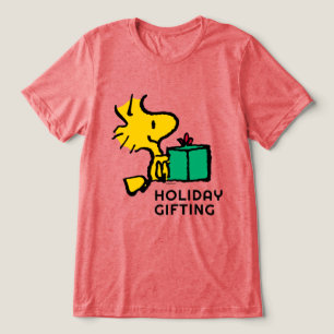 Peanuts   Woodstock Christmas Gift Tri-Blend Shirt