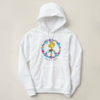 Peanuts | Woodstock Flower Peace Sign Hoodie
