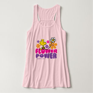 Peanuts   Woodstock Flower Power Tank Top