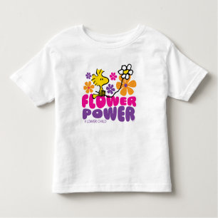 Peanuts Woodstock Flower Power Toddler T-shirt