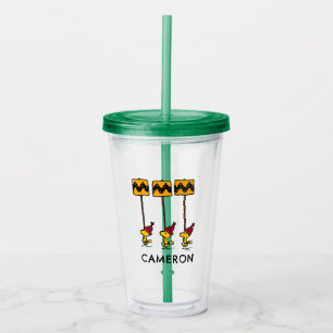 Peanuts Woodstock & Friends Sign March Acrylic Tumbler