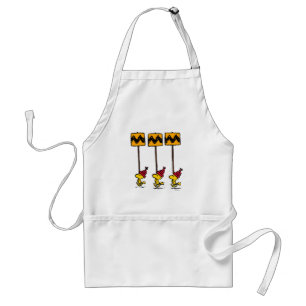 Peanuts   Woodstock & Friends Sign March Adult Apron