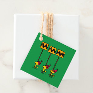 Peanuts Woodstock & Friends Sign March Favor Tags